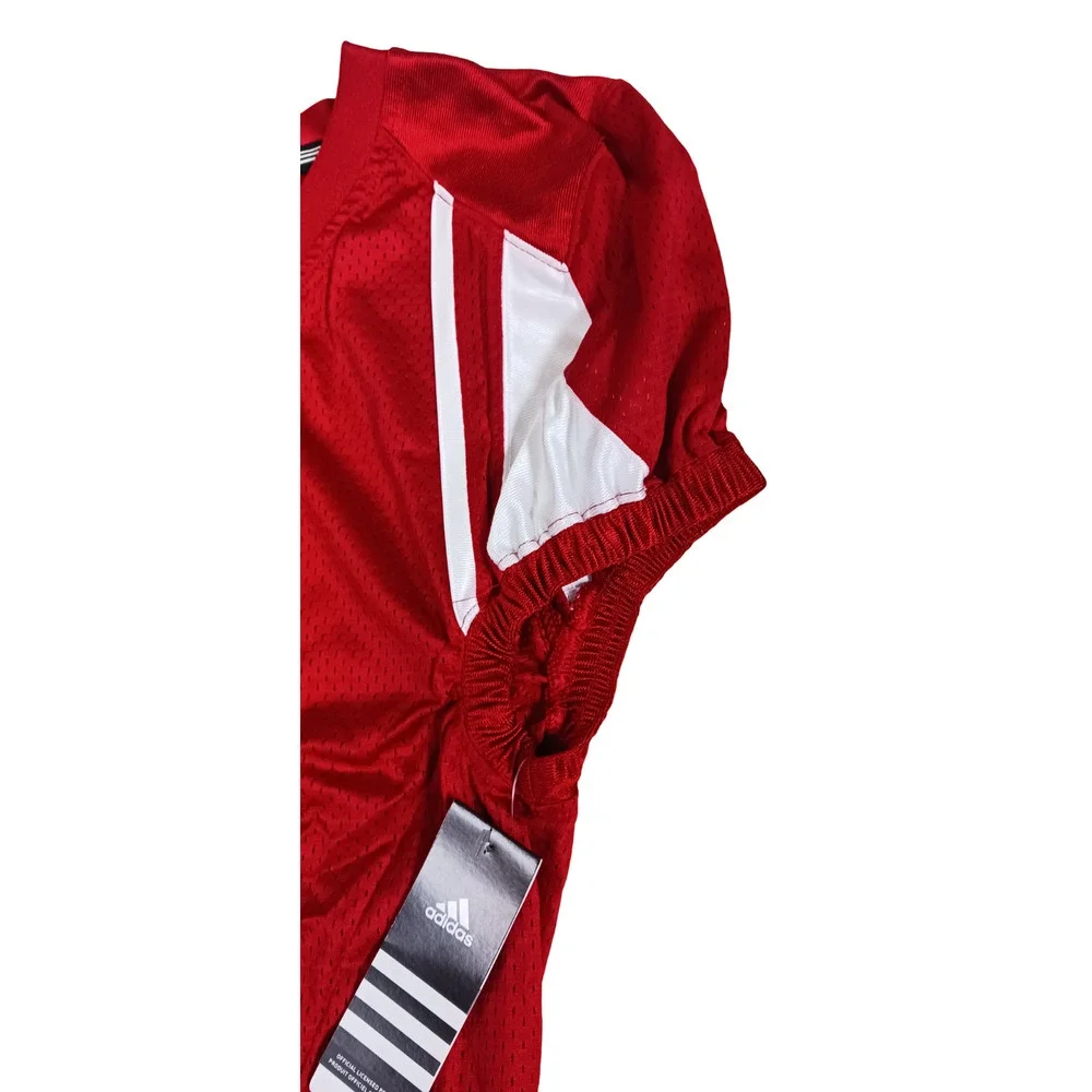 Adidas Climacool Checkdown Football Jersey XXS Men Power Red White Pull On New